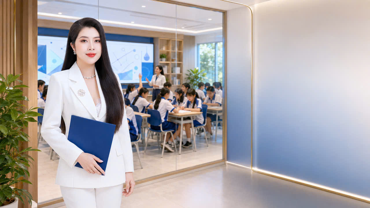 Không gian lớp học tại Hệ Thống Giáo Dục Á Đông